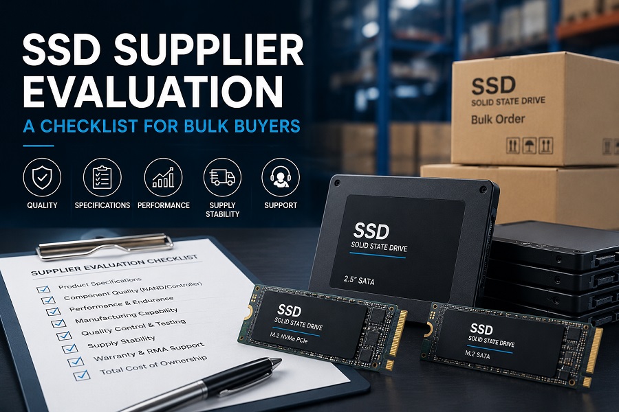 SSD supplier evaluation checklist for bulk buyers