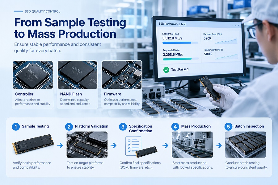 SSD specification validation and quality control workflow